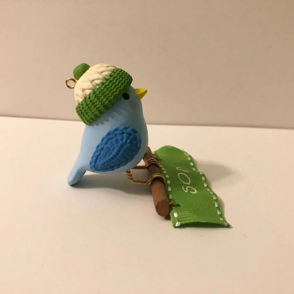 2017 Hallmark Keepsake Son Winter Bird Christmas Ornament - Picture 9 of 16